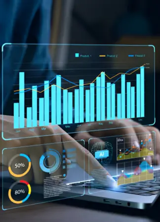 SEO analytics dashboard showing growth